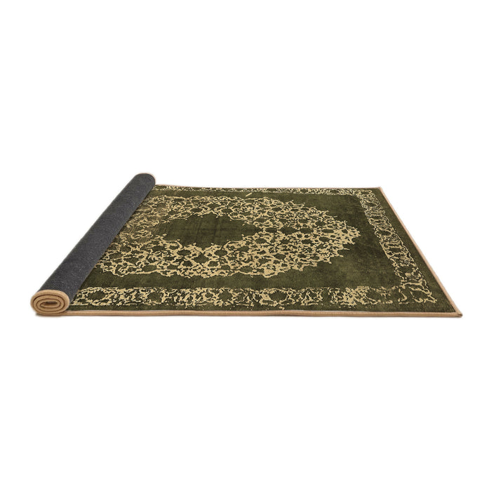 Sideview of Oriental Brown Industrial Rug, urb693brn