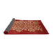 Sideview of Mid-Century Modern Red Oriental Rug, urb694