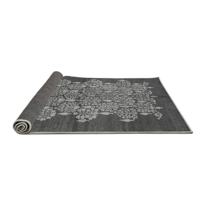 Sideview of Oriental Gray Industrial Rug, urb694gry
