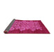 Sideview of Oriental Pink Industrial Rug, urb694pnk