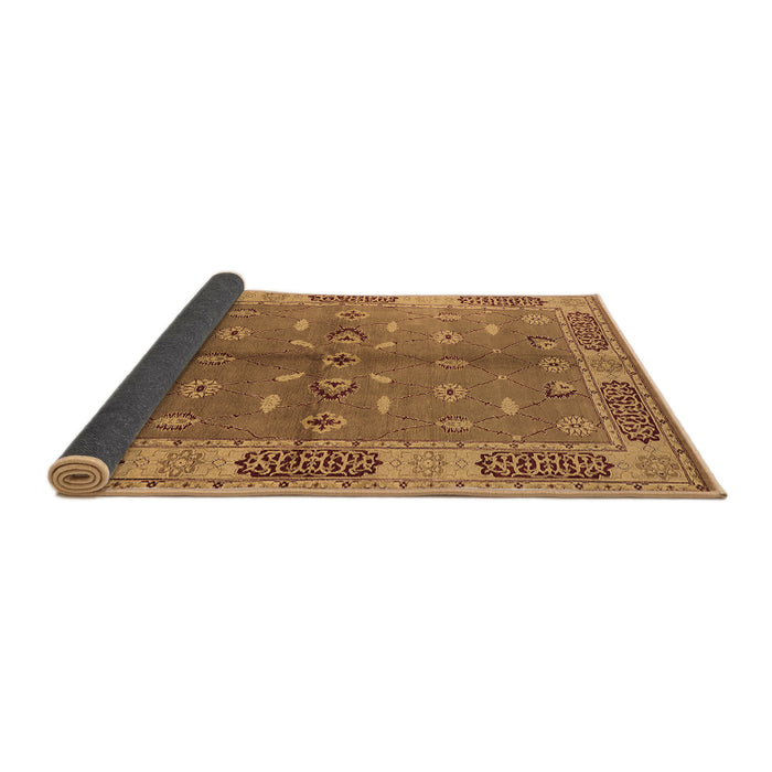 Sideview of Oriental Brown Traditional Rug, urb695brn