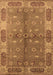 Oriental Brown Traditional Rug, urb695brn