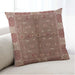 Lifestyle Image of Mid-Century Modern Urban Square Chestnut Red Throw Pillow, 18 inch by 18 inch, pwurb695