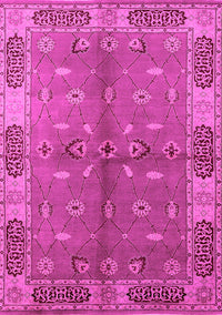 Oriental Pink Traditional Rug, urb695pnk