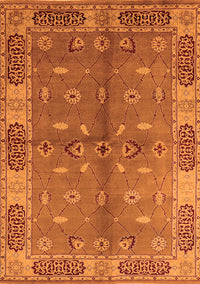 Oriental Orange Traditional Rug, urb695org