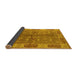 Sideview of Oriental Yellow Traditional Rug, urb695yw