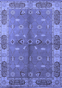 Oriental Blue Traditional Rug, urb695blu