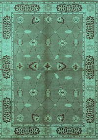 Oriental Turquoise Traditional Rug, urb695turq