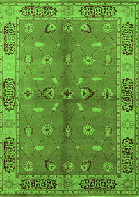 Oriental Green Traditional Rug, urb695grn