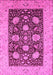 Oriental Pink Traditional Rug, urb696pnk