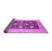 Sideview of Oriental Purple Traditional Rug, urb696pur