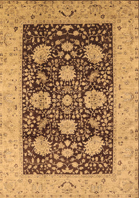 Oriental Brown Traditional Rug, urb696brn