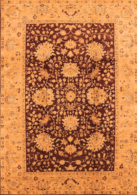 Oriental Orange Traditional Rug, urb696org