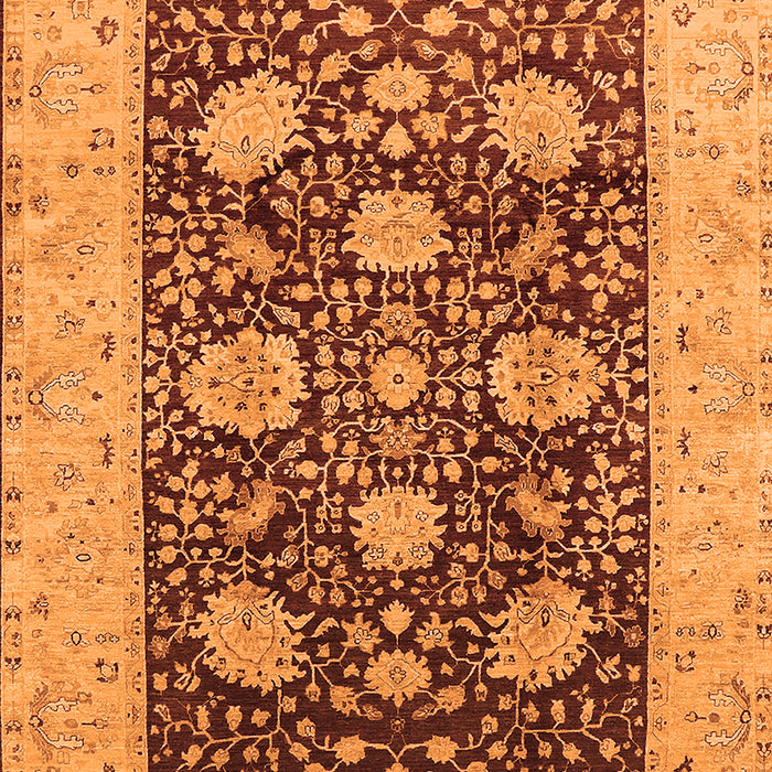 Oriental Orange Traditional Rug, urb696org