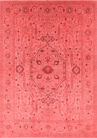 Oriental Red Traditional Rug, urb697red