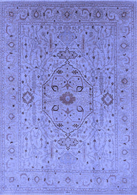 Oriental Blue Traditional Rug, urb697blu