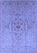 Oriental Blue Traditional Rug, urb697blu