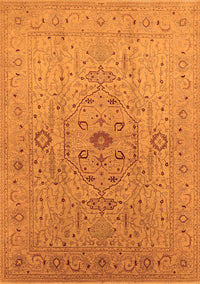 Oriental Orange Traditional Rug, urb697org