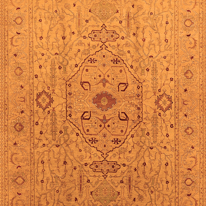 Oriental Orange Traditional Rug, urb697org