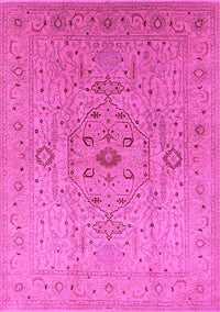 Oriental Pink Traditional Rug, urb697pnk