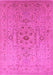 Oriental Pink Traditional Rug, urb697pnk