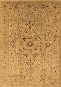 Oriental Brown Traditional Rug, urb697brn