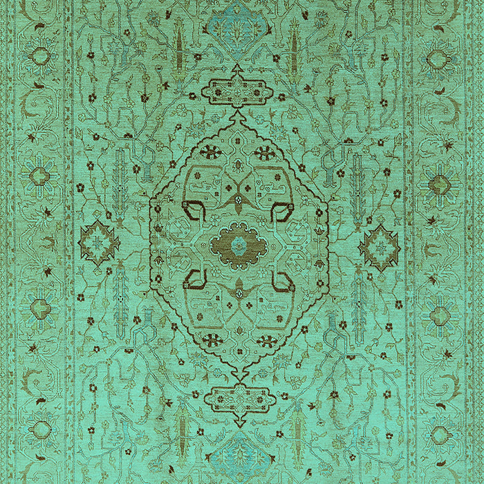 Oriental Turquoise Traditional Rug, urb697turq