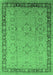 Oriental Emerald Green Industrial Rug, urb698emgrn