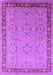 Machine Washable Oriental Purple Industrial Area Rugs, wshurb698pur