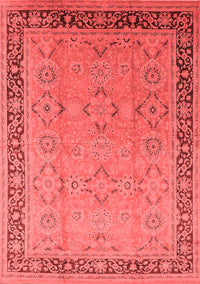 Oriental Red Industrial Rug, urb698red