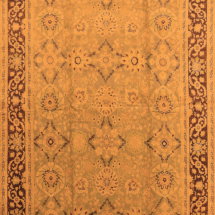 Machine Washable Oriental Orange Industrial Area Rugs, wshurb698org