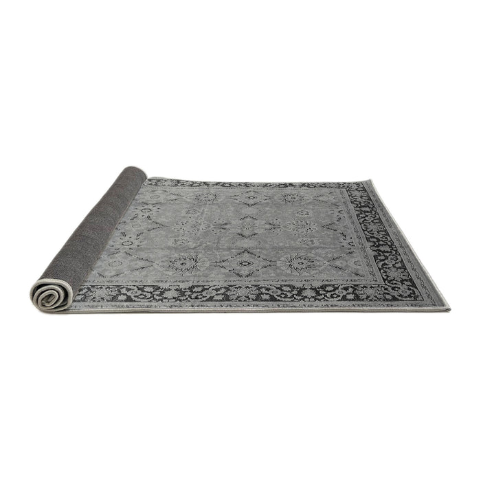 Sideview of Oriental Gray Industrial Rug, urb698gry