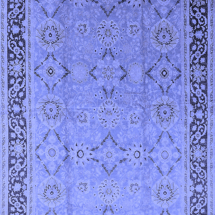Oriental Blue Industrial Rug, urb698blu