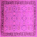 Square Oriental Pink Industrial Rug, urb698pnk