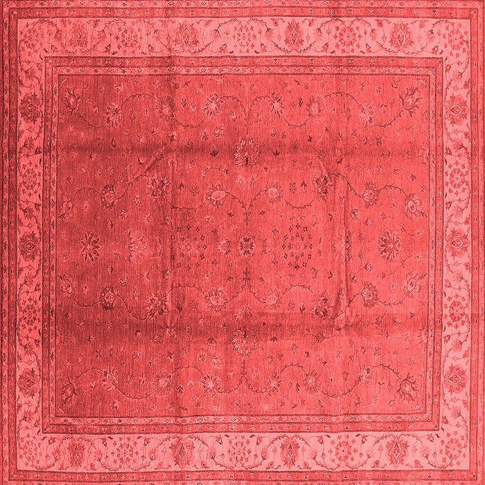 Machine Washable Oriental Red Traditional Rug, wshurb699red