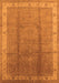 Oriental Orange Traditional Rug, urb699org