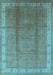 Machine Washable Oriental Light Blue Traditional Rug, wshurb699lblu