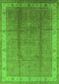 Oriental Green Traditional Rug, urb699grn