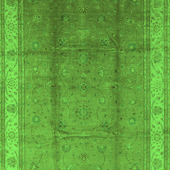 Oriental Green Traditional Rug, urb699grn