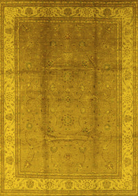 Oriental Yellow Traditional Rug, urb699yw