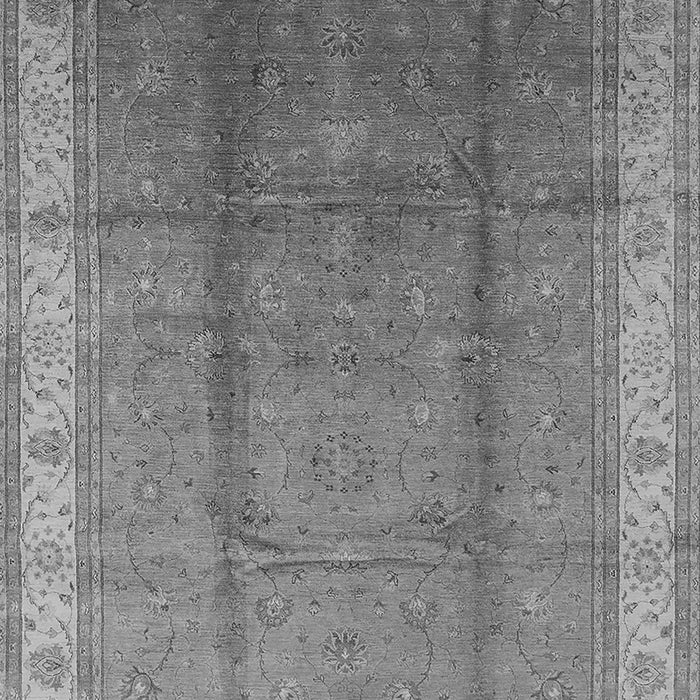 Machine Washable Oriental Gray Traditional Rug, wshurb699gry