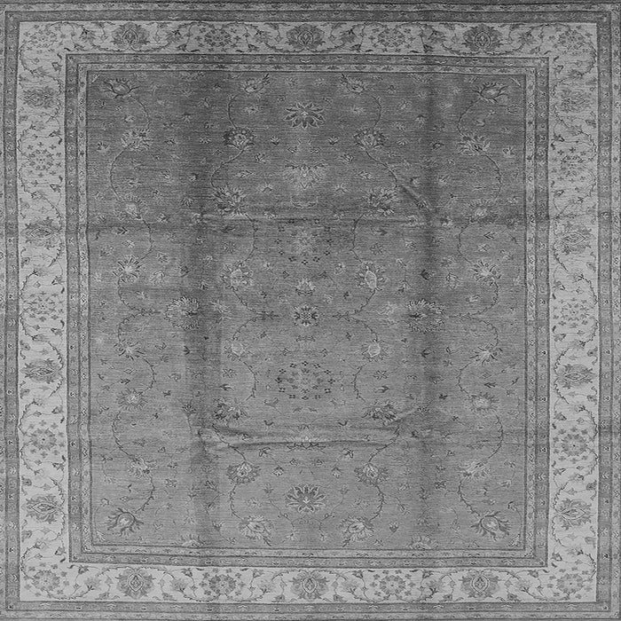 Square Oriental Gray Traditional Rug, urb699gry