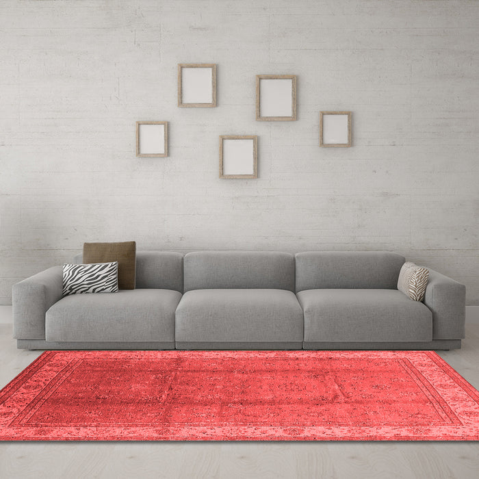 Traditional Red Washable Rugs