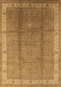 Oriental Brown Traditional Rug, urb699brn