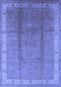 Oriental Blue Traditional Rug, urb699blu