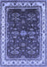 Oriental Blue Traditional Rug, urb700blu