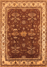 Oriental Orange Traditional Rug, urb700org