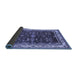 Sideview of Oriental Blue Traditional Rug, urb700blu