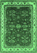 Oriental Emerald Green Traditional Rug, urb700emgrn