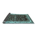 Sideview of Oriental Light Blue Traditional Rug, urb700lblu